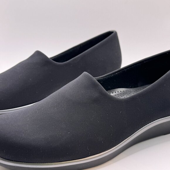 New SAS Women Black Bliss Slip On Flat Comfort Cushion Shoe Size 9 MSRP $150 - Picture 2 of 6